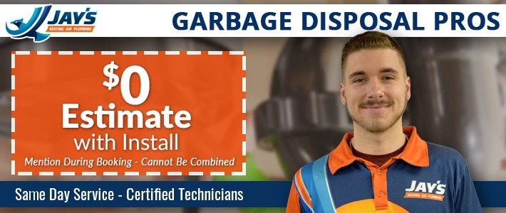 north carolina garbage disposal Jay's Heating, Air & Plumbing.