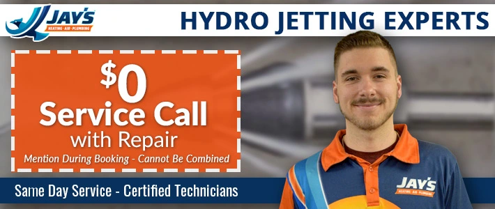 north carolina Hydro Jetting Jay's Heating, Air & Plumbing.