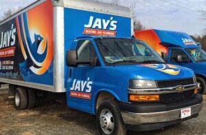 branded truck